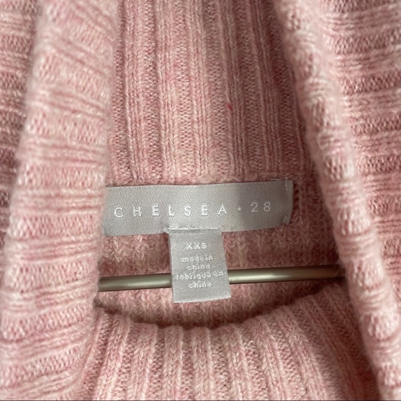 NWT Chelsea28 Turtleneck Cotton & Wool Blend Sweater XXS - Picture 3 of 6
